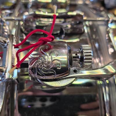 Used Sakae 14 x 5.5" Aluminum Snare Drum / SDM1455AL image 8