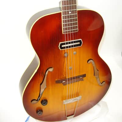 Vintage 1939 Gibson L-50 Flatback Electric Guitar w/ Charlie Christian Pickup MODIFIED w/ Case image 2