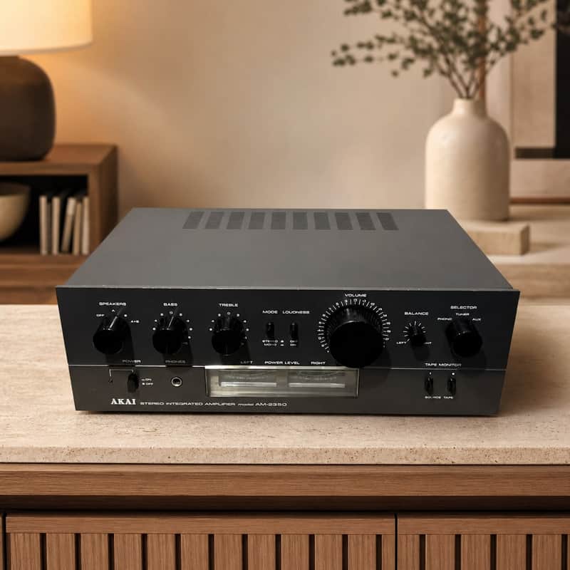 AKAI AM-2350 Rare Vintage Integrated Amplifier Tested Hi-Fi Stereo Warranty image 1