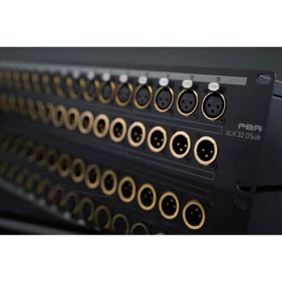 Black Lion Audio PBR XLR 32 D-Sub 32-Point Gold-Plated XLR/DB25 Patchbay image 7