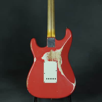 Fender Custom Shop 1957 Stratocaster Heavy Relic - Faded Fiesta Red image 4