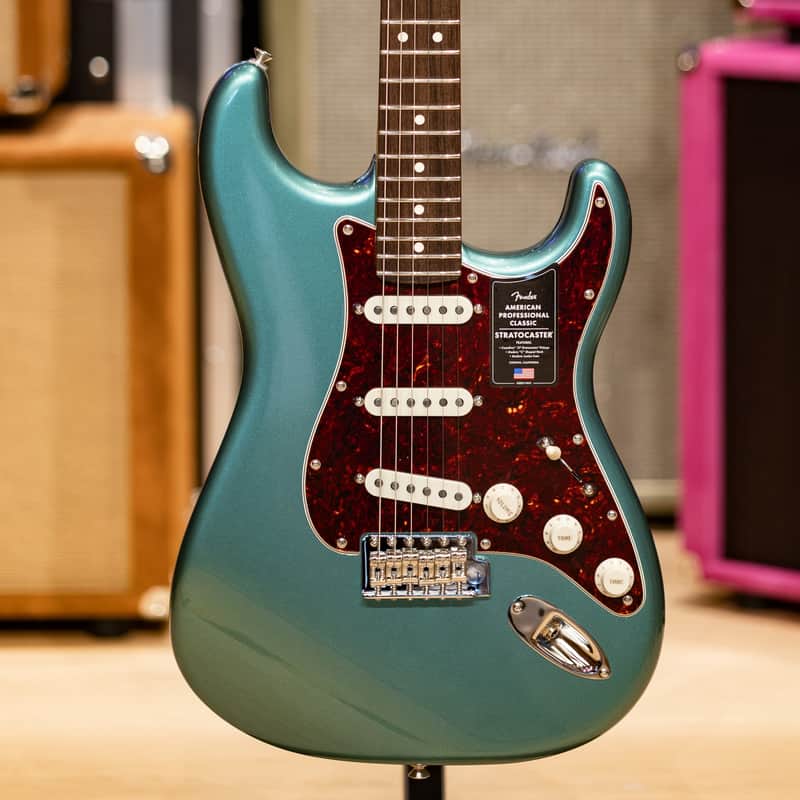 Fender American Professional Classic Stratocaster - Faded Sherwood Green Metallic