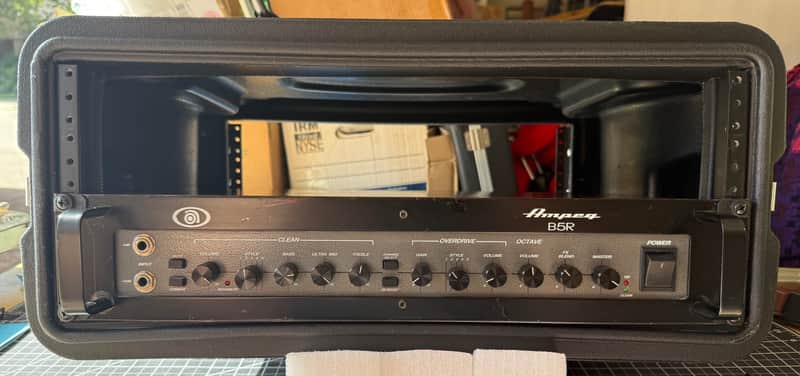Ampeg B5R Bass Dual-Channel Amp Head +OCTAVE/DIST w Flight Case 1 OWNER USA Made image 1