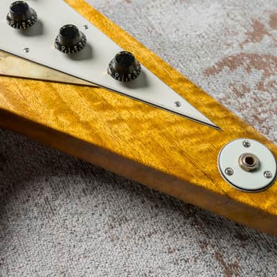 Echopark Flamed Korina Flying V Albert 58 Custom image 15