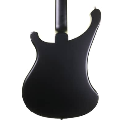 Rickenbacker 4003S MBL Bass Guitar, Matt Black with Hard Case image 8
