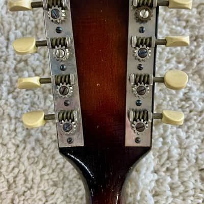 Vintage 1930's Marwin Strad-O-Lin A-Style Archtop Mandolin with gig bag image 6