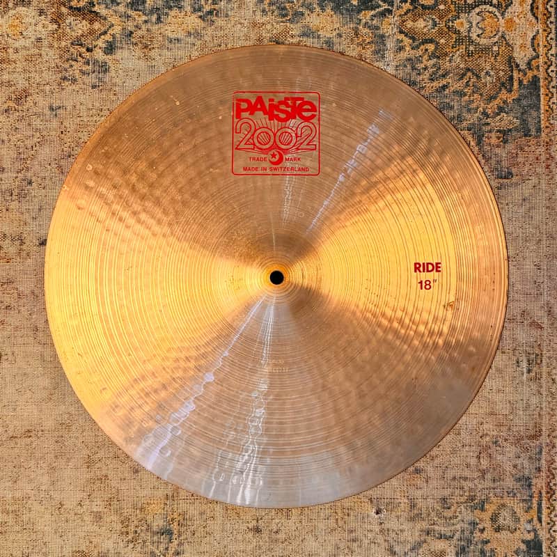 BONHAM Paiste 2002 Ride 18” CLASSIC TONE Discontinued! RARE! ICONIC! 1808 g image 1