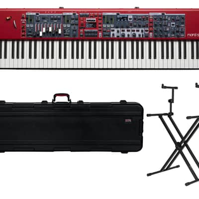 Nord Stage 4 88 88-Key Fully-Weighted Keyboard + TSA Case + Stand
