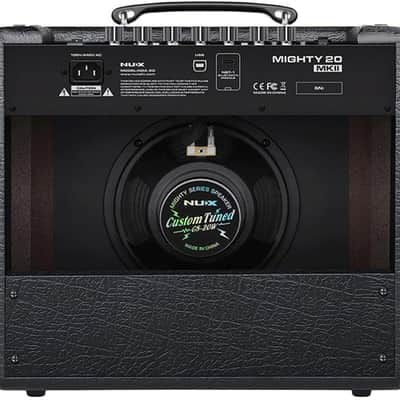 NuX Mighty 20 BT 20 MKII 20-Watt Compact Guitar Amplifier with G8-20W 8" Speaker, Black image 4