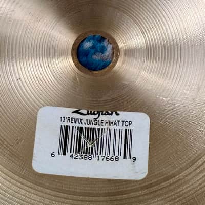 INCREDIBLY CLEAN 13” REMIX JUNGLE Hihats 850g 1066g image 16