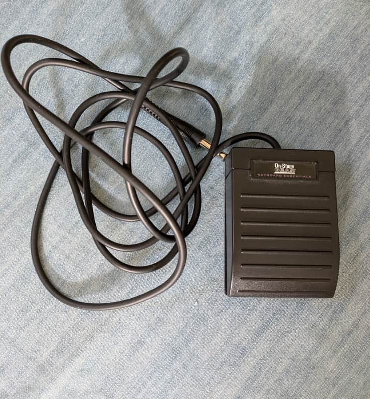 On-Stage KSP20 Small Universal Keyboard Sustain Pedal 2010s - Black image 1