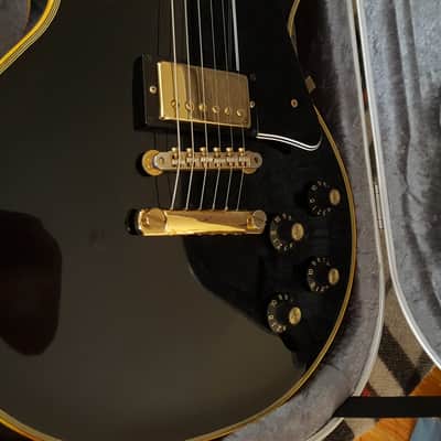 Greco EG1000 1980 Black Super Real Les Paul Custom DRY Z pickups: top of the line image 7
