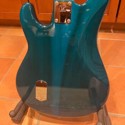 Ernie Ball / Music Man Sabre 3EQ 1987 USA - Sting Teal - Hardshell Case image 15