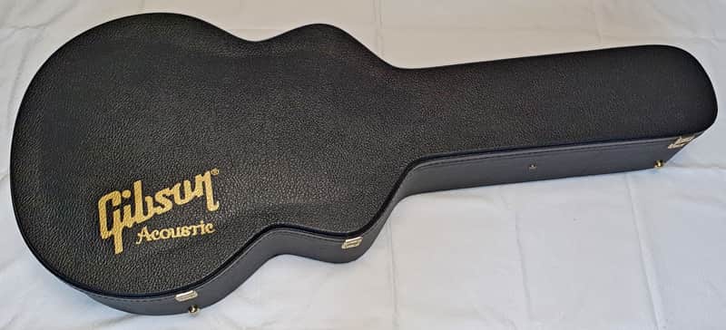 Gibson SJ 200 Case Gitarrenkoffer Old Stock Plüsch SCHWARZ image 1