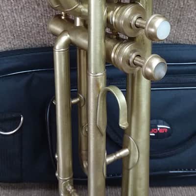 Professor Romeo Orsi Vintage c1950s Brushed Brass Professional Trumpet In Excellent Condition image 5