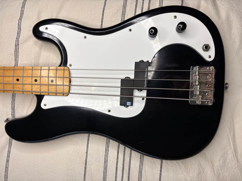 SQUIER SQ BULLET BASS MADE IN JAPAN 4 STRING BASS GUITAR 1980's image 1