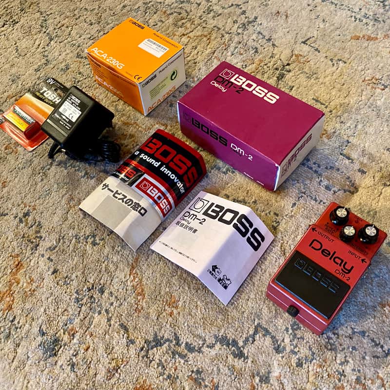 Boss DM-2 Delay MADE IN JAPAN Black Label Near MINT 1983 image 1
