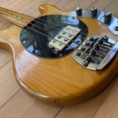 1976 Musicman Stingray Bass Guitar Natural image 8