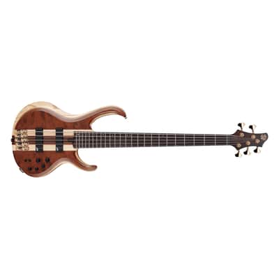 Ibanez BTB1835 Premium Natural Shadow Low Gloss 5-String Electric Bass Guitar + Gig Bag - Brand New - Actual Pics in Ad image 1