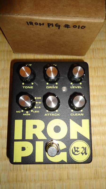 Earthbound Audio Iron Pig  V2. Lm308 bass distortion overdrive fuzz image 1