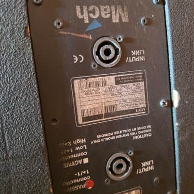 Mach M30T 2000's - 4 tops, amps and DBX image 9