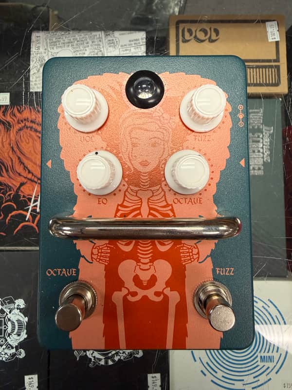 Orange Fur Coat Fuzz/Octave Pedal 2010- - Blue with Orange artwork image 1