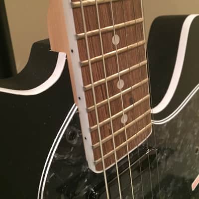 Firefly FFTH Thinline Tele Style Semi Hollow Body Guitar 2020 Satin Black image 11