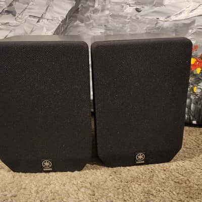 Yamaha Yamaha NX-C270 & NX-E270 Surround Sound Speakers 90s - Black plastic case image 5