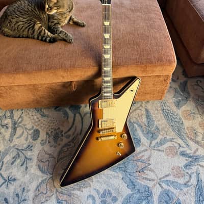 Gibson Bill Kelliher "Golden Axe" Explorer 2013 - Go-Gold Burst image 1