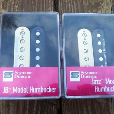 Seymour Duncan JB Jazz Hot Rodded Pickup Set Humbucker SH-4 SH-2n Zebra image 4