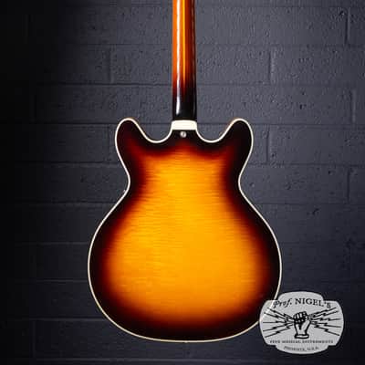 Guild Starfire IV USA Corona Sunburst Semi-Hollow Electric Guitar w/ HSC image 3