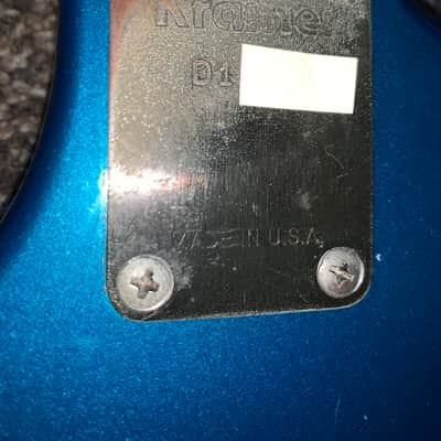 Vintage 1983 Kramer Pacer Blue burst electric guitar made in the usa image 7
