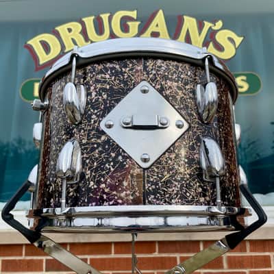 1960s Slingerland 8x12 Tom Drum Single Capri Pearl image 7