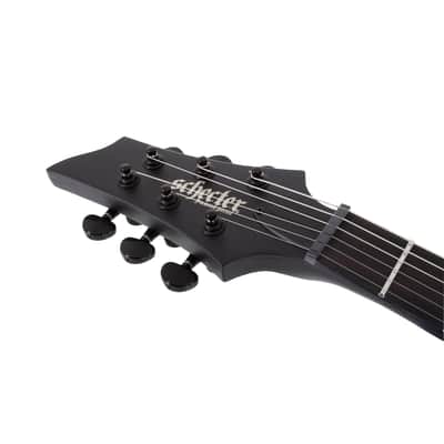 Schecter PT Black Ops Lefty - Satin Black Open Pore image 10