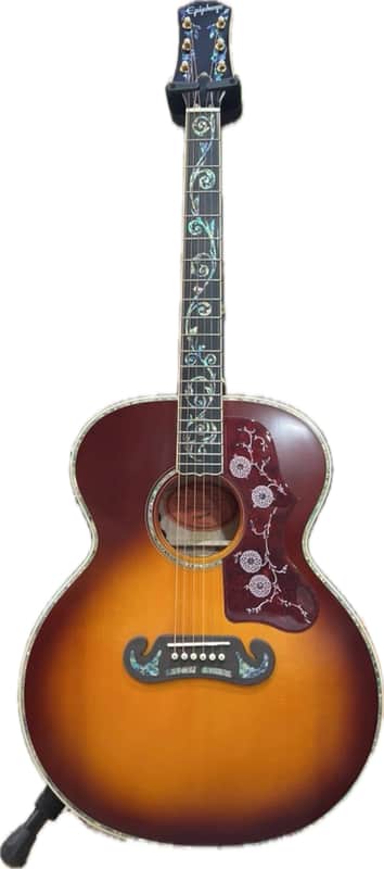 Epiphone limited edition J200 Vine aged US CUSTOMERS TARIFF FEES ARE INCLUDED IN PRICE AND PREPAID image 1