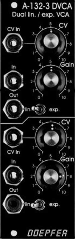 DOEPFER A-132-3V DUAL LINEAR - EXPONENTIAL VCA VINTAGE : BRAND NEW :  [DETROIT MODULAR] image 1