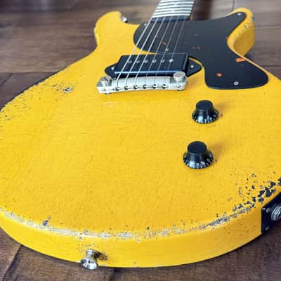 Rock N Roll Relics Thunders Electric Guitar Aged TV Yellow 252020 image 3
