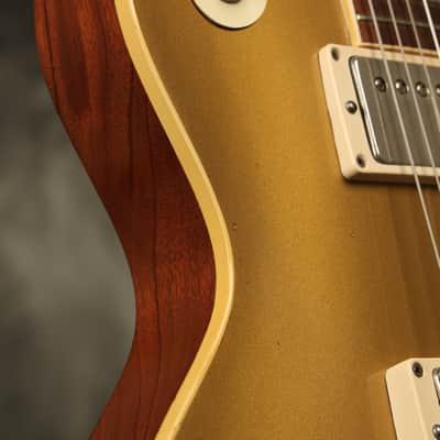original 1957 Gibson Les Paul RARE Goldtop with a MAHOGANY TOP!!! image 10