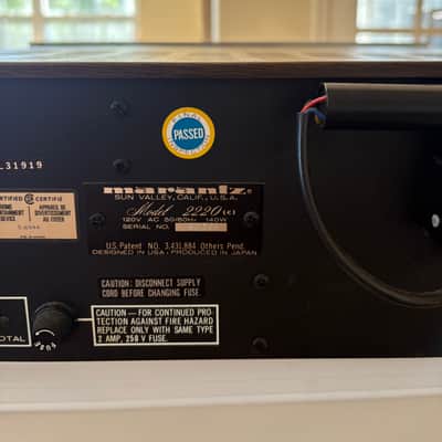 Marantz 2220 stereo receiver 1970’s image 8