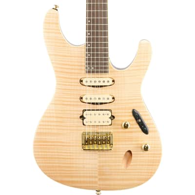 Ibanez SEW761FM Flame Maple Top HSS Guitar w/ Dimarzio Pickups - Natural Flat image 1