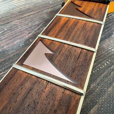 2006 Ibanez Prestige RG2570E Neck Smoke Mirror Sharktooth Inlays Made in Japan image 6