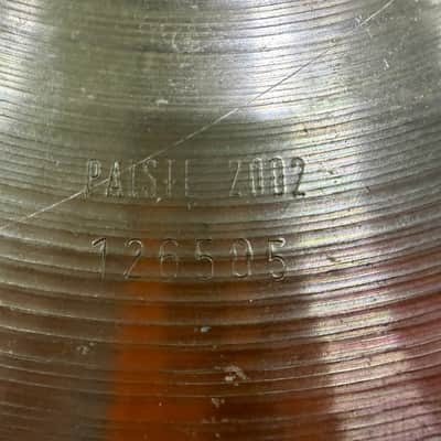 Paiste 22" 2002 Ride Cymbal 1981 image 4