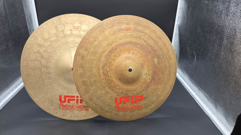 Ufip NS-15LHH Natural Series 15 Inch Light Hi Hat Cymbals image 1