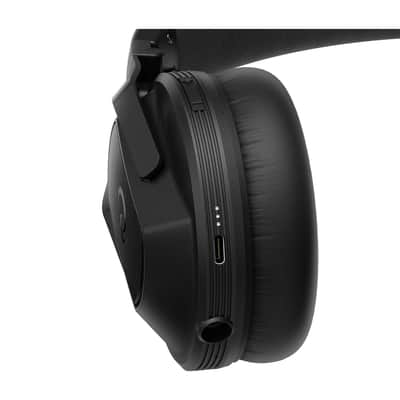 AlphaTheta HDJ-F10 Over Ear Wireless DJ Headphones, Black image 5