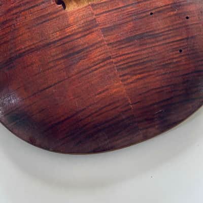 Tiger Maple Top Veneer Guitar Mahogany Body image 6