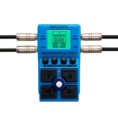 Zoom MS-70CDR+ MultiStomp Guitar Effects Pedal for Chorus, Delays & Reverbs with Over 140 Effects image 7
