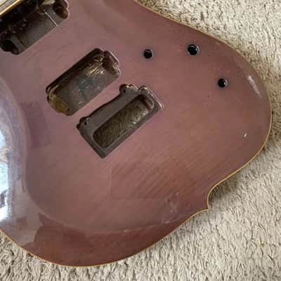 Deville HH Custom Electric Guitar, Tiger Maple Top Body, 24 Frets Rosewood Fingerboard Neck image 12