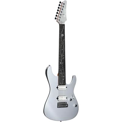 Ibanez TOD70 Tim Henson 7-String Electric Guitar (with Gig Bag), Classic Silver image 7
