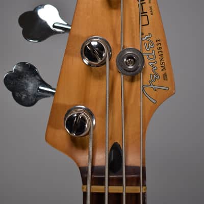 1994 Fender MIM Stu Hamm Signature Standard Urge Bass | Lake Placid Blue Finish image 5