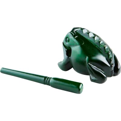 NINO® Percussion Wood Frog Güiro, Medium, Green image 5